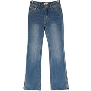 ChicJoc Split Hem Denim Jeans‎